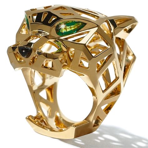 cartier panther ring mens|cartier men's ring platinum.